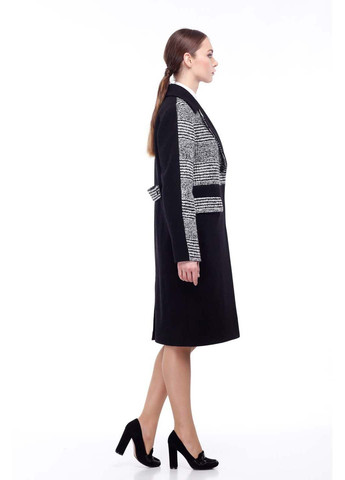 Черно-белое демисезонное Женское пальто Origa