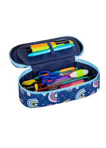 Пенал на молнии Campus, с органайзером, 23x9x5 см, синий () CoolPack E62598 (331860926)