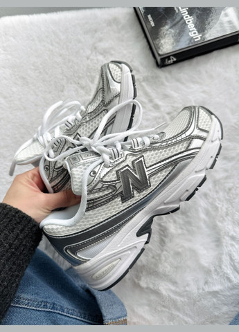 Кроссовки женские и мужские New Balance 740v2 White Silver Black | Нью Беланс 740 белые No Brand белые демисезоны (341264124)