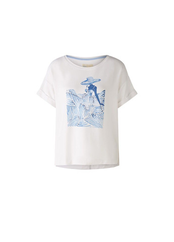 Жіноча футболка Біла Oui - (294242794)