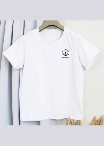 Футболка женская патриотическая с вышивкой Хлопок Ladan - (301026317)