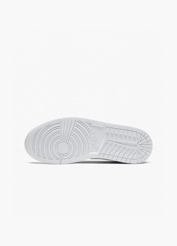 Белые кроссовки мужские 1 mid white 554724-130 Air Jordan