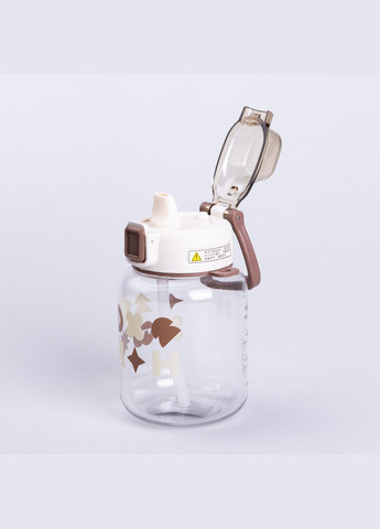 Бутылка для воды детская Gucgres 650мл с ремешком коричневый Yiwu (326599336)