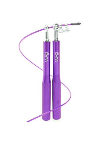 Скакалка скоростная на подшипниках с алюминиевыми ручками на подшипниках WCG (343045548)