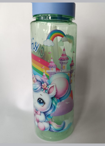 Пляшка з трубочкою My little Poni 650 мл Зелена No Brand (368704570)