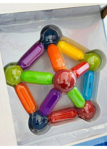 Конструктор магнитный 3D для творчества 63 дет No Brand (327876452)