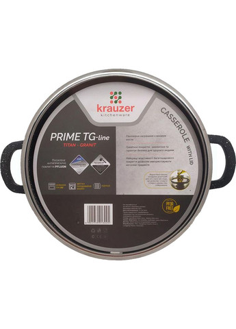 Кастрюля Prime Tg-line Oil литой алюминий 16 см 1.7 л арт. 77073 Krauzer (361076967)