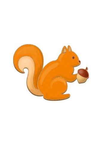 Заготовка брошь для раскрашивания "Белка с желудем" FDZB-102 No Brand (362571270)