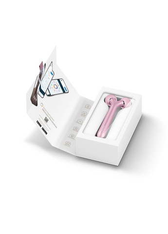 Електронний ультразвуковий ролик для обличчя Sonic Facial Roller 4в1 pink GESKE (341525892)