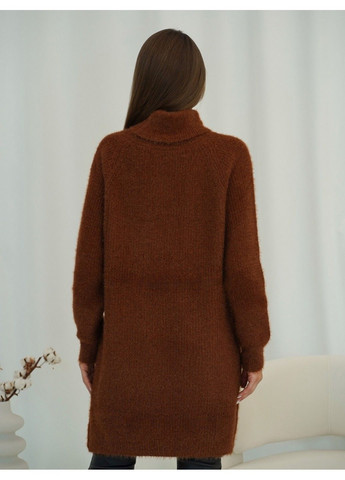 Коричнева повсякденний сукня issa pus wn19-110 коричневий ISSA PLUS