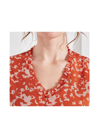 Коралова повсякденний сукня шифонове на підкладці для жінки lidl 438901 36(s) кораловий кльош Esmara з квітковим принтом