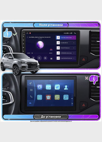 Штатна магнітола для Chery Tiggo 4/4x 5/5x II 2019-2020 екран 10" 2/32Gb 4G Wi-Fi GPS Top 5 шт. Lesko (339058973)