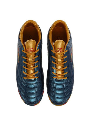 Цветные обувь для футзала мужская mar-210671 темно-синий-золотой (57446009) Maraton