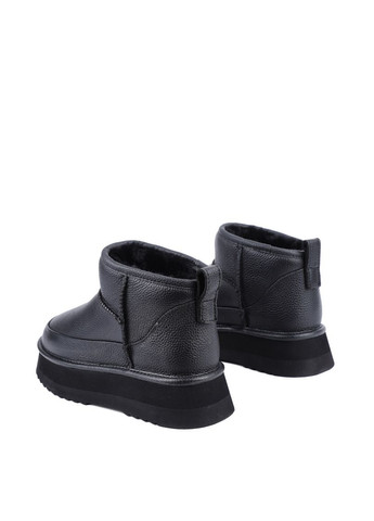 Жіночі Уггі 1122168 Чорний Шкіра MIRATON (304529508)