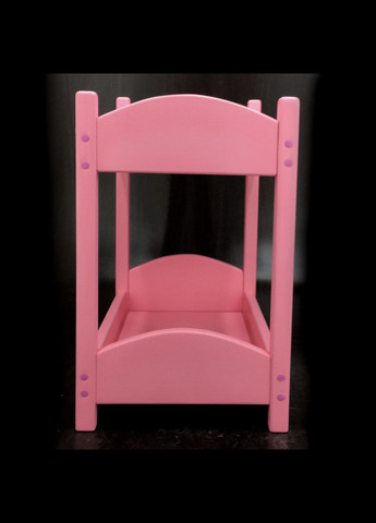 Кровать для кукол из дерева Жизель барби (КРТ-001350) No Brand (328605113)