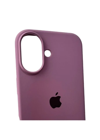 Чохол для смартфона Silicone Full Case Open Cam Apple iPhone 16 силікон Taro-Purple No Brand (403016337)
