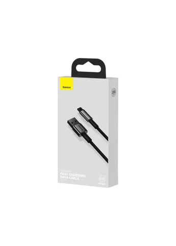 Кабель Charging Data Cable USB to iP 2.4A 2m Чёрный Baseus Tungsten Gold Fast (385619257)