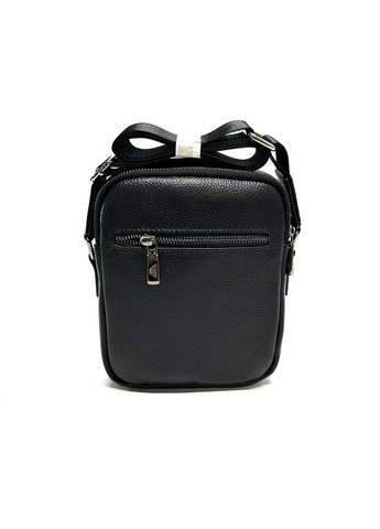 Чоловіча сумка з натуральної шкіри 66365-6 чорна 21 x 16 x 9 No Brand (372744568)