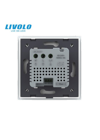 Умный Wi-Fi терморегулятор (термостат) сенсорный программируемый для водяного тёплого пола, белое стекло (VL-M7FCQ1Z2-2WP) Livolo (371777273)