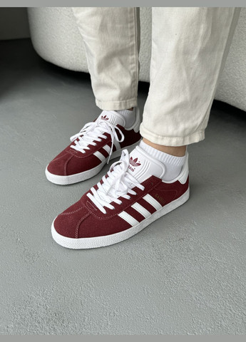 Червоні Осінні кросівки чоловічі і жіночі adidas gazelle red | адідас газель червоні No Brand