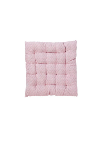 Квадратна коттонова подушка на стілець 38х38 см рожева Lidl (278075480)