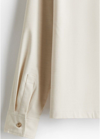 Мужская верхняя рубашка Regular Fit (58038) S Молочная H&M (316324325)