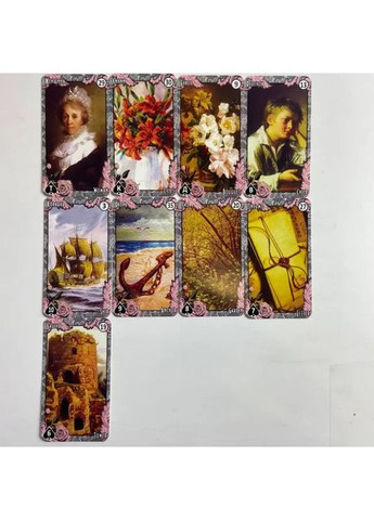 Карти Оракул Вінтажний стиль Ленорман Lenormand Vintage 72 шт. Taro (356117846)