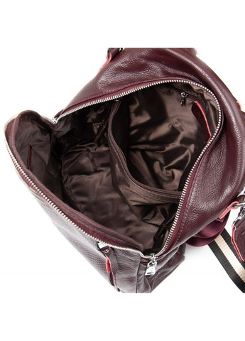 Шкіряний жіночий рюкзак 8907-9 bordo Alex Rai (313031726)