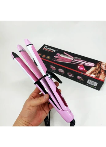 Щипці випрямляч мультистайлер 3 в 1 GEMEI GM-2966 до 200С No Brand (385237461)