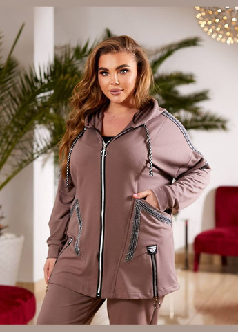 Женский спортивный костюм цвет хаки New Trend (304989865)