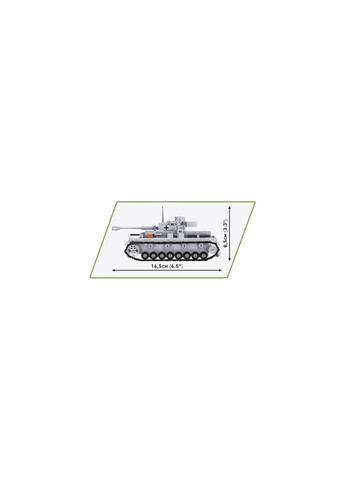 Конструктор Друга Світова Війна Танк Panzer IV, 390 деталей (-2714) Cobi (281426049)