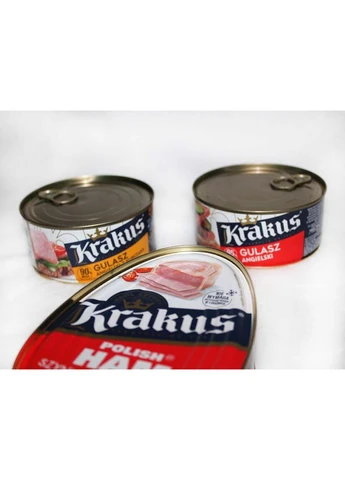 Комплект. Три смачних м'ясних продукти з Польщі Krakus (382936559)
