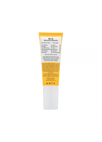 Q+A Антивозрастной солнцезащитный крем для лица Peptide Anti-Ageing Daily Sunscreen 50ml — Крем, Великобритания (297869602)