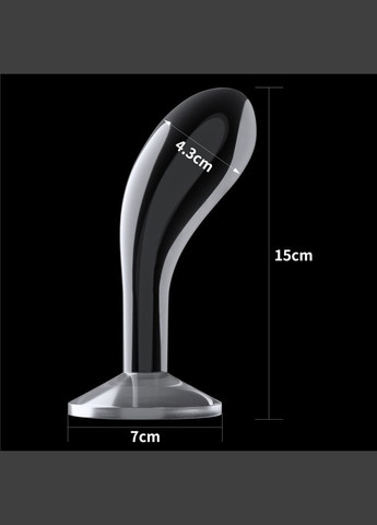 Анальна пробка — Flawless Clear Prostate Plug 6" Drive Clear Lovetoy (322185072)