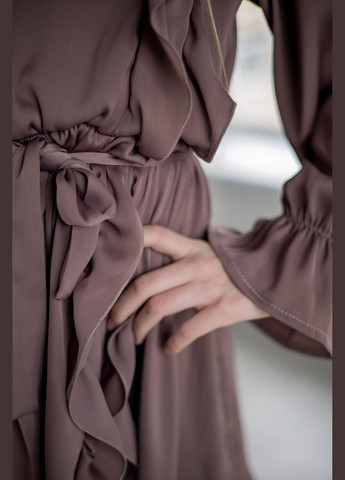 Коричневое платье подростковое IRmAS (326766601)