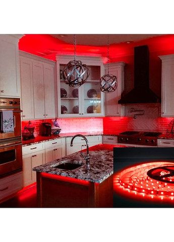 Светодиодная лента OEM ST-12-2835-60-R-20 красная, негерметичная, 1м BIOM (361066795)