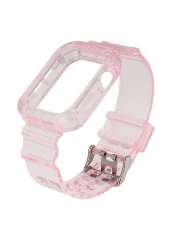 Силиконовый ремешок для Apple Watch 44mm / ремешки на Эпл вотч силикон прозрачный 44мм Neon (334294197)