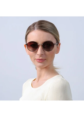 Сонцезахисні окуляри з поляризацією Овальні жіночі LuckyLOOK 094-017 (326805062)