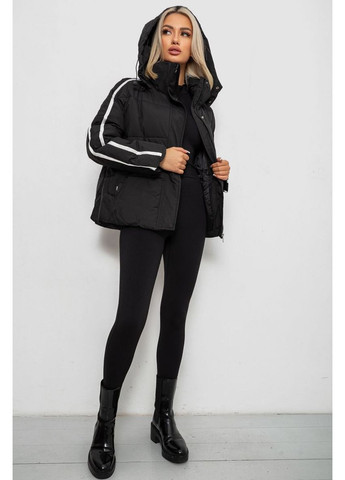 Черная демисезонная куртка женская, 244r866 Ager