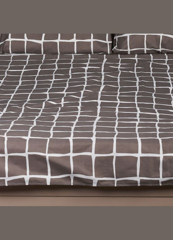 Простыня клетка коричневый цвет 110х160 см (20006 1) Family Linens (315638309)