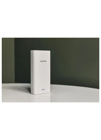 Батарея універсальна 20000mAh, Input 5V/2A, Output 5V/2.1A(Max), White (CNE-CPB2001W) Canyon Output 5V/2.1A(Max), White, Input 5V/2A, 20000mAh (389989319)
