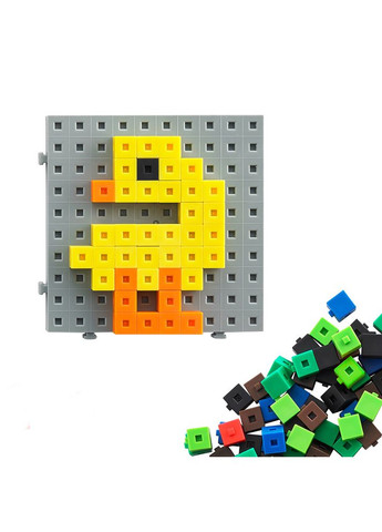 Набор "Соединительные кубики 1 см с основанием" (101 шт.) Соединительные кубики, основа, база, конструктор Edx Education (338425660)