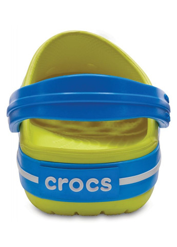 Crocband Kids Tennis Ball Green/Ocean C10 Crocs (366449367)