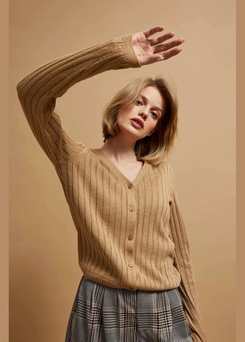 Бежевий зимовий светр Moodo