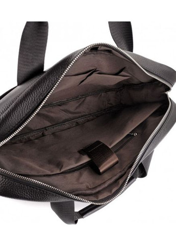 Мужская сумка для ноутбука и документов из натуральной черной кожи с тыльным карманом Tiding Bag (298570517)