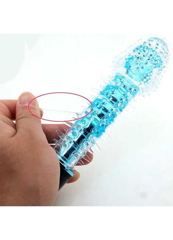 Гелевый мягкий вагинальный вибратор на батарейках для женщин 17 см черный No Brand (366665176)