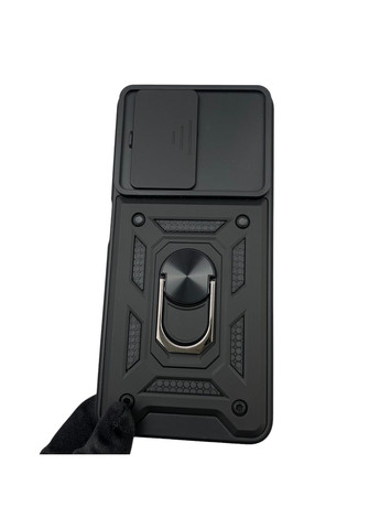 Чохол для C53 броньований з кільцем зі шторкою на камеру на реалмі с53 чорний rg1 Realme (366019791)