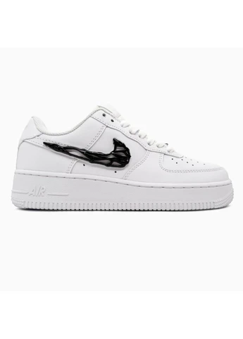 КРОСІВКИ ЖІНОЧІ NIKE AIR FORCE 1 07 LX MOLTEN METAL SWOOSH PACK BLACK НАЙК АІР ФОРС 1 ЧОРНІ No Brand чорні демісезони (391937224)