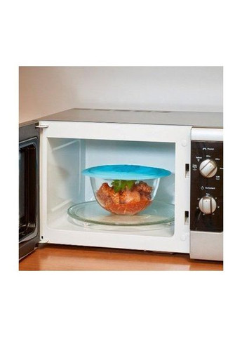 Крышка голубая силиконовая 21 см (235174) Metaltex (369612585)