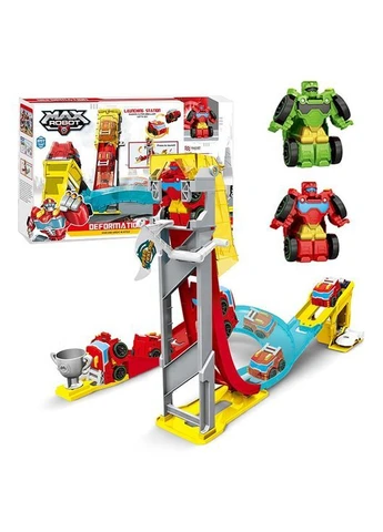 Автотрек Max Robot: трек, машинка-робот, пускатель No Brand L019 (396655124)